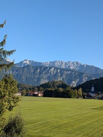 Blick vom Balkon