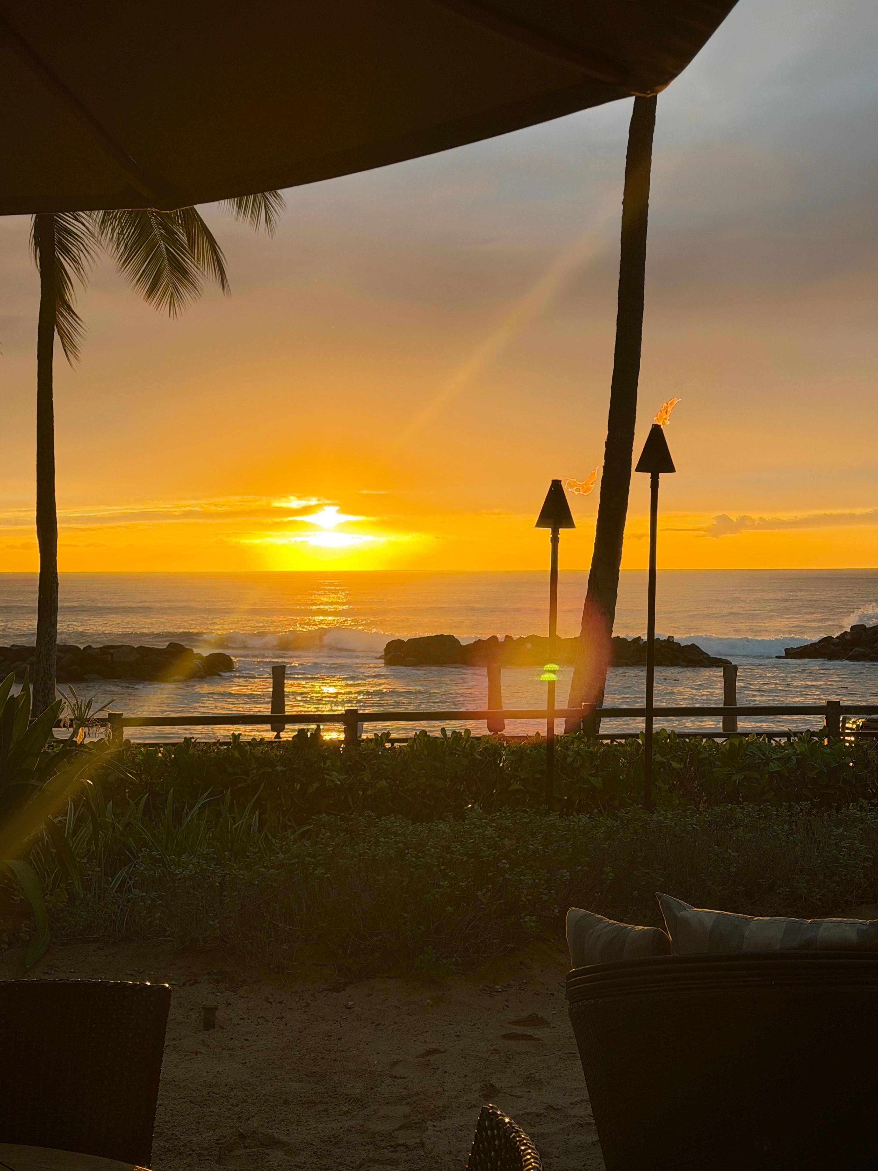 Sunset at Ko’Olina Beach Villas