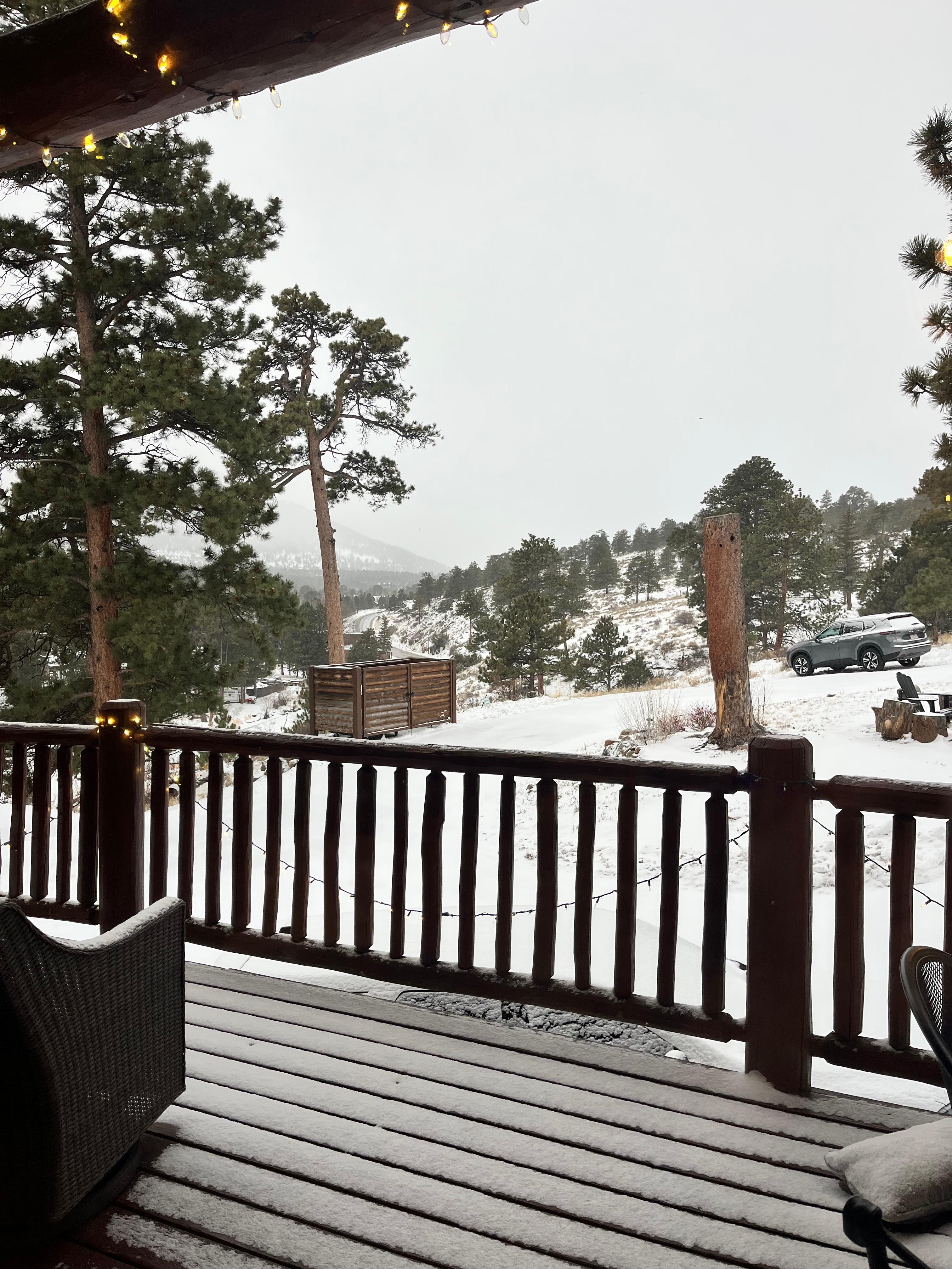  A beautiful view from the deck