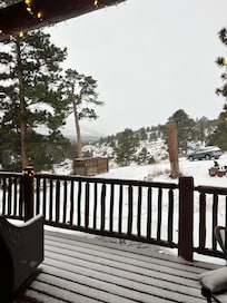 A beautiful view from the deck