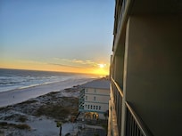 Sunset from our balcony