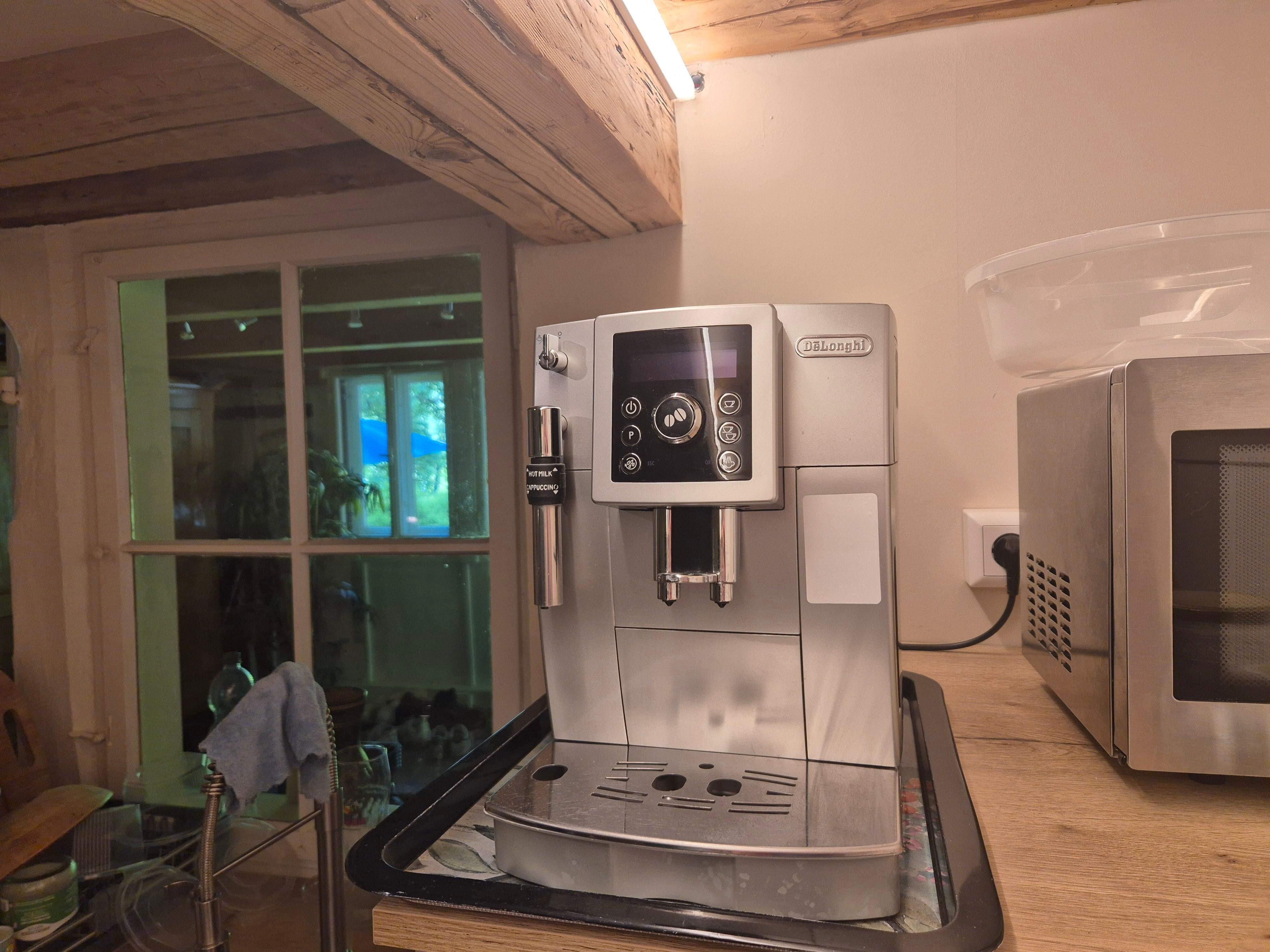 Zusätzlich zur Kaffeemaschine