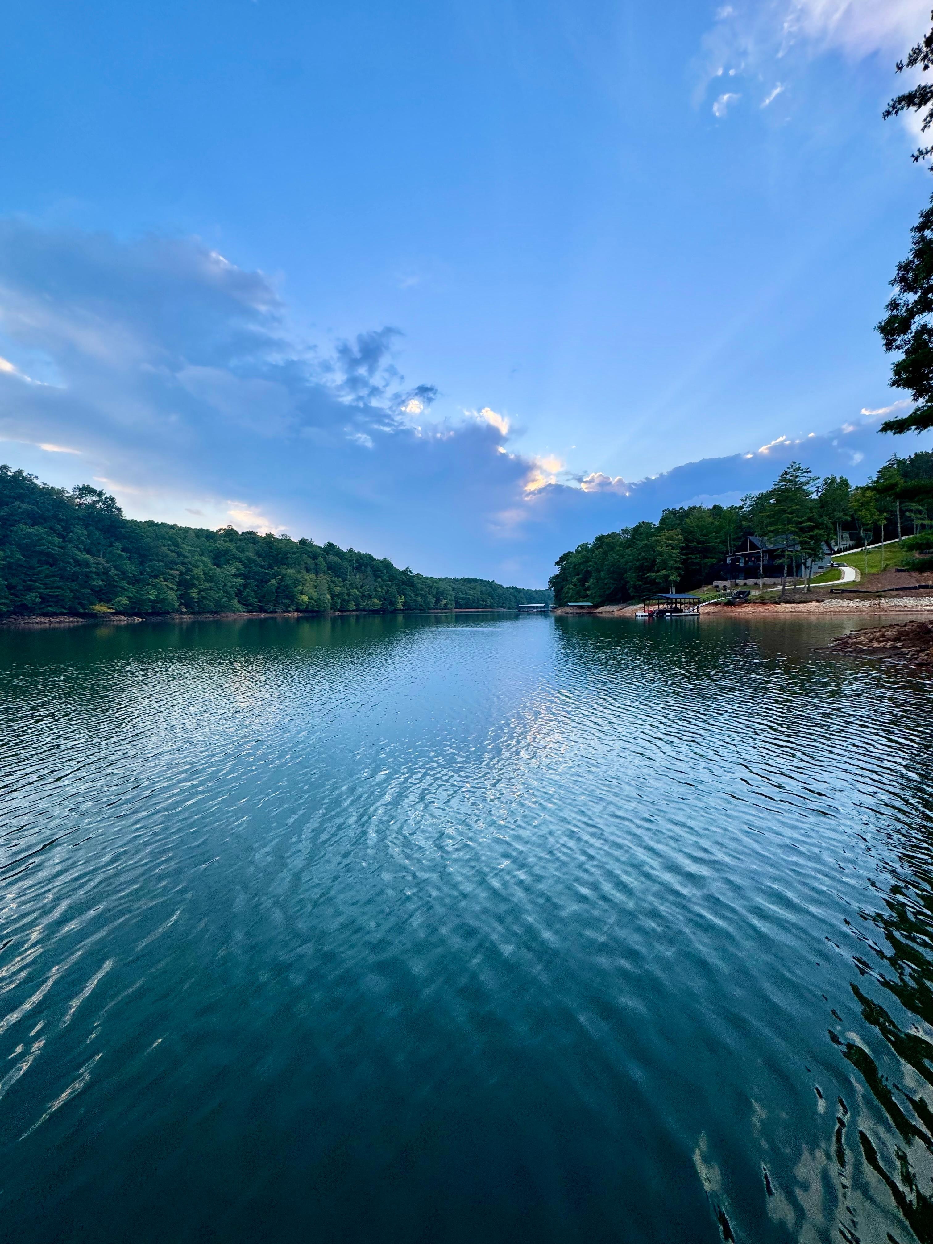 View from the boat dock