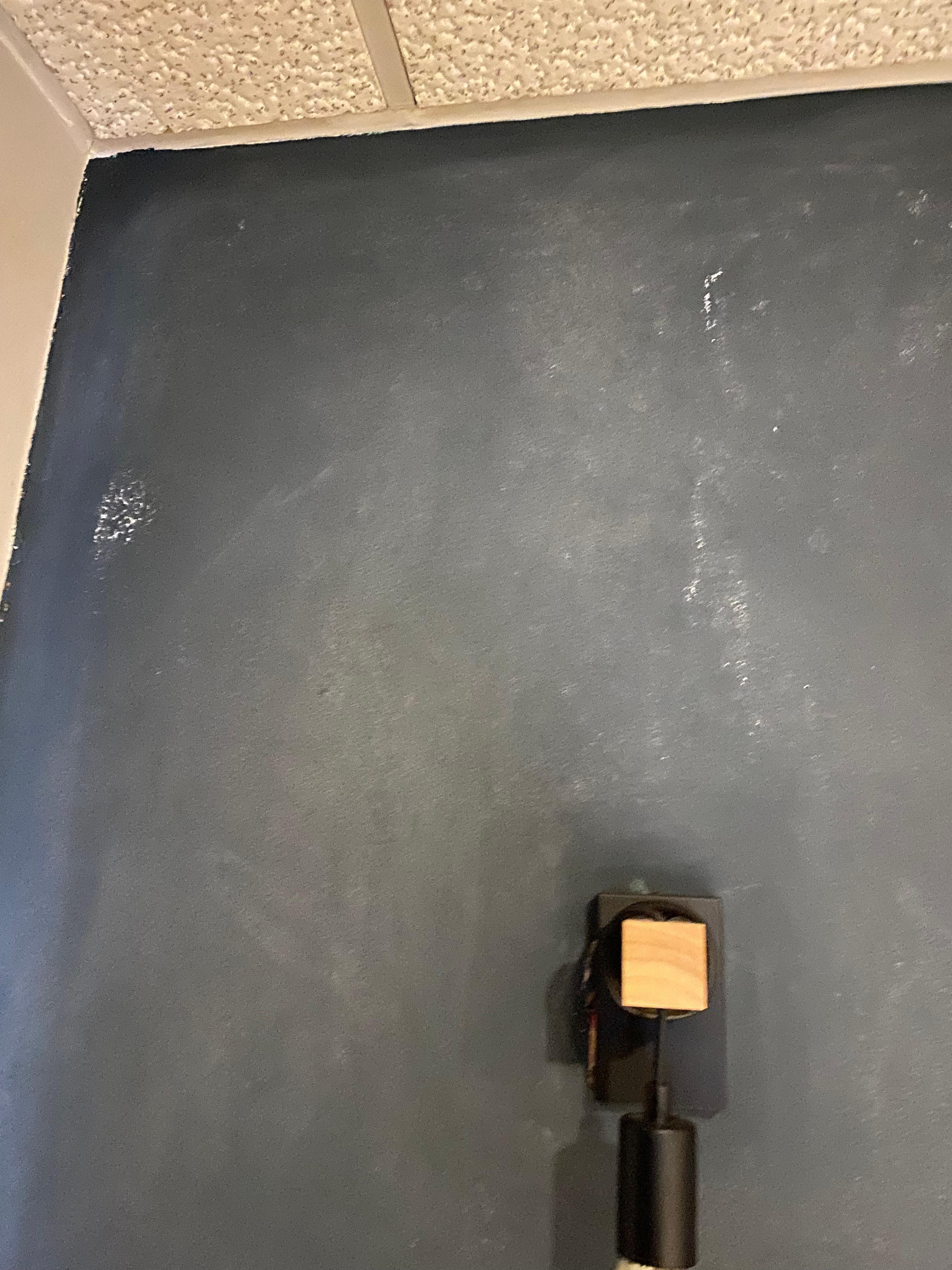 Water stained walls