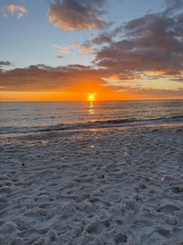 Sunset view from balcony
