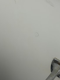 Hair on cabinet, wasn’t wiped off or anything prior to us arriving
