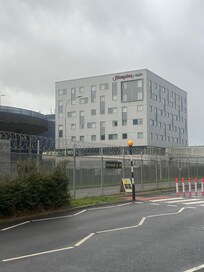 Hotel from the car access side!