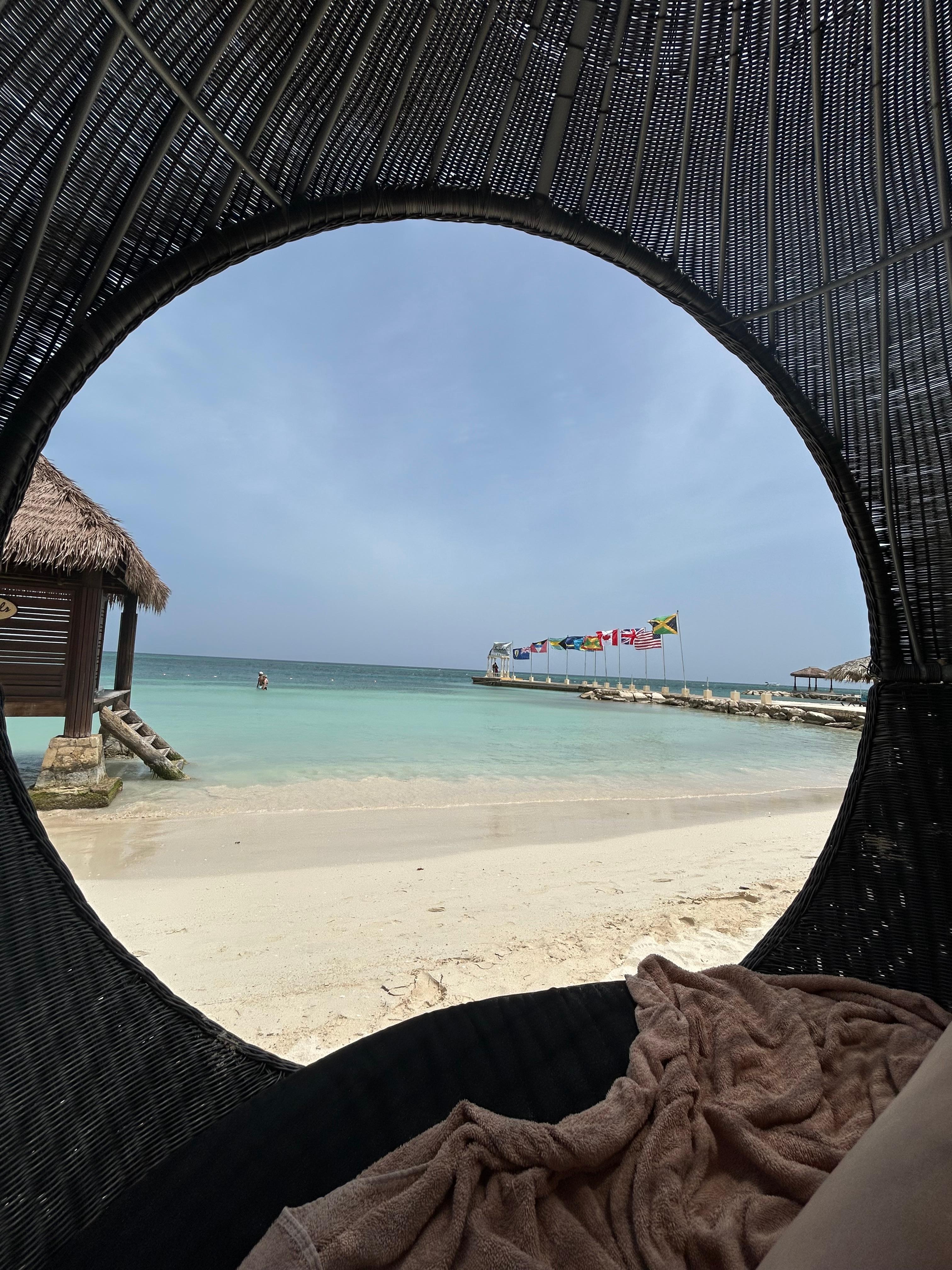 Fra en mini cabana. 