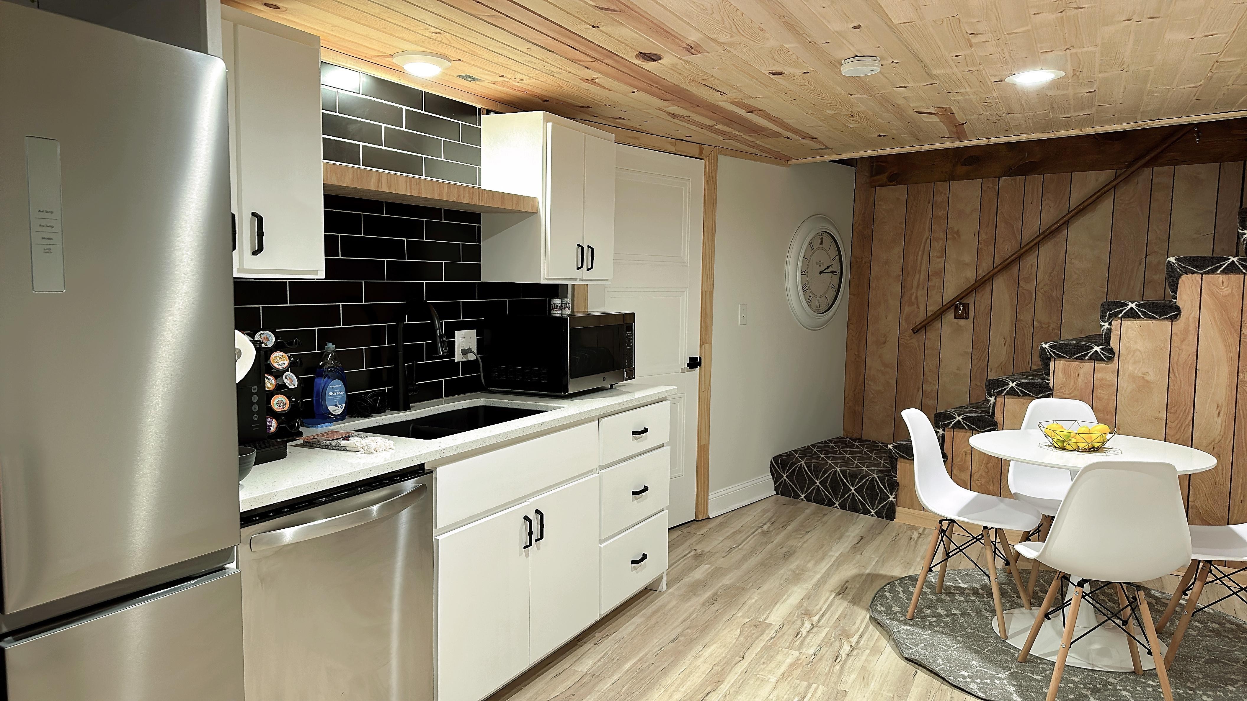 Full downstairs bonus kitchen 