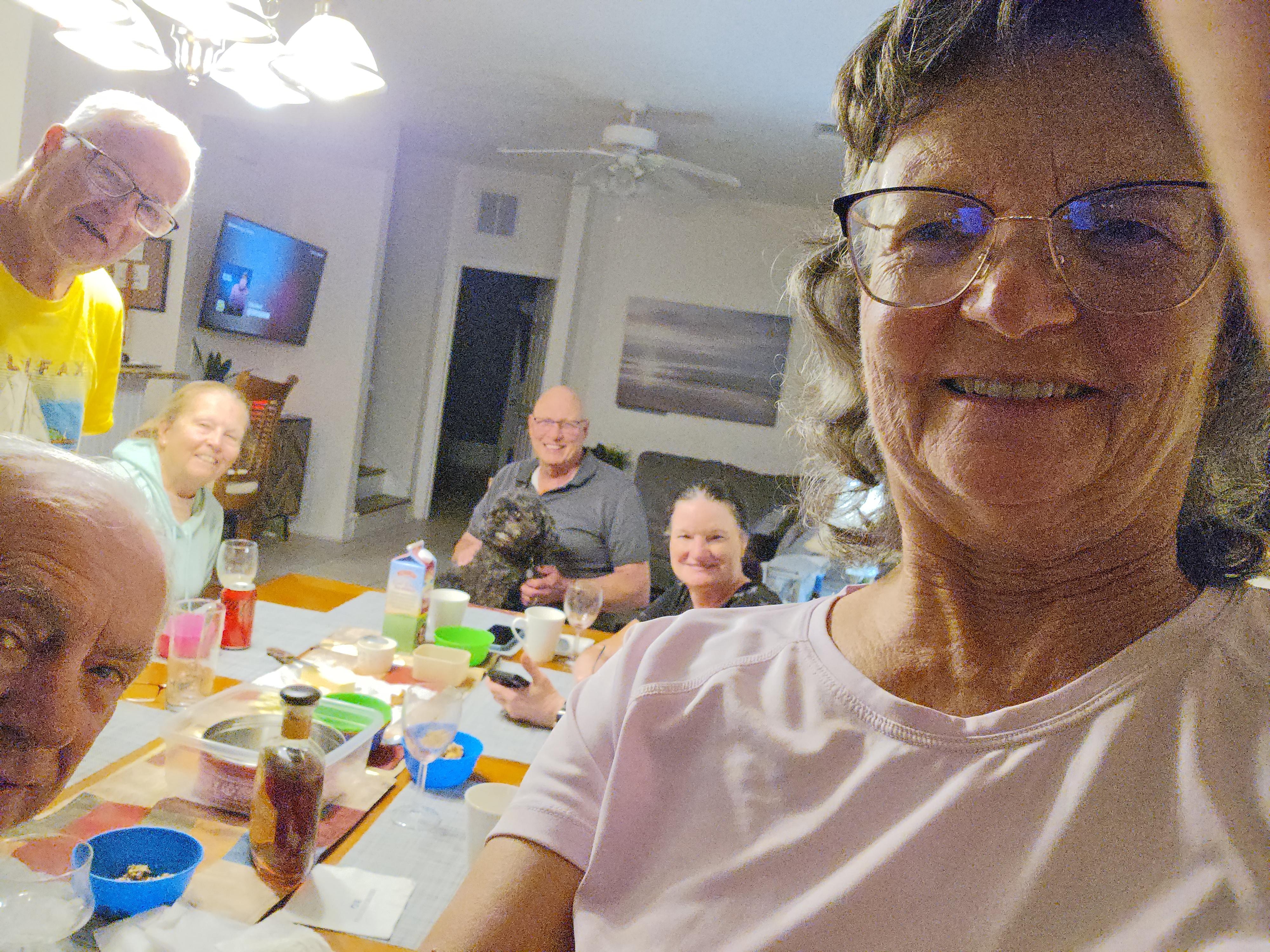 Dinner with family and friends;)