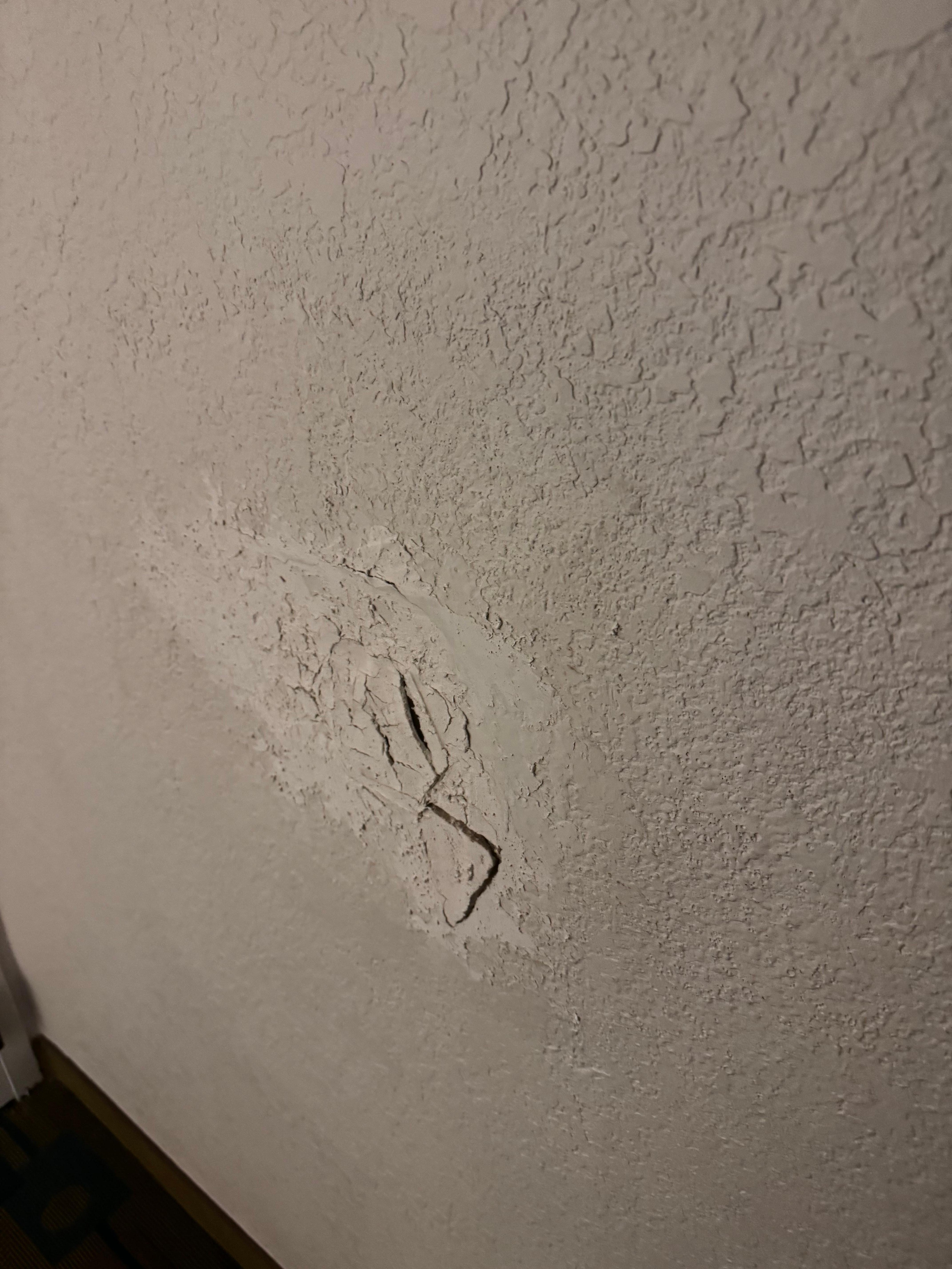 Entry way wall in room 328