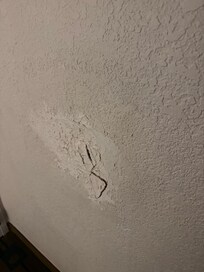 Entry way wall in room 328