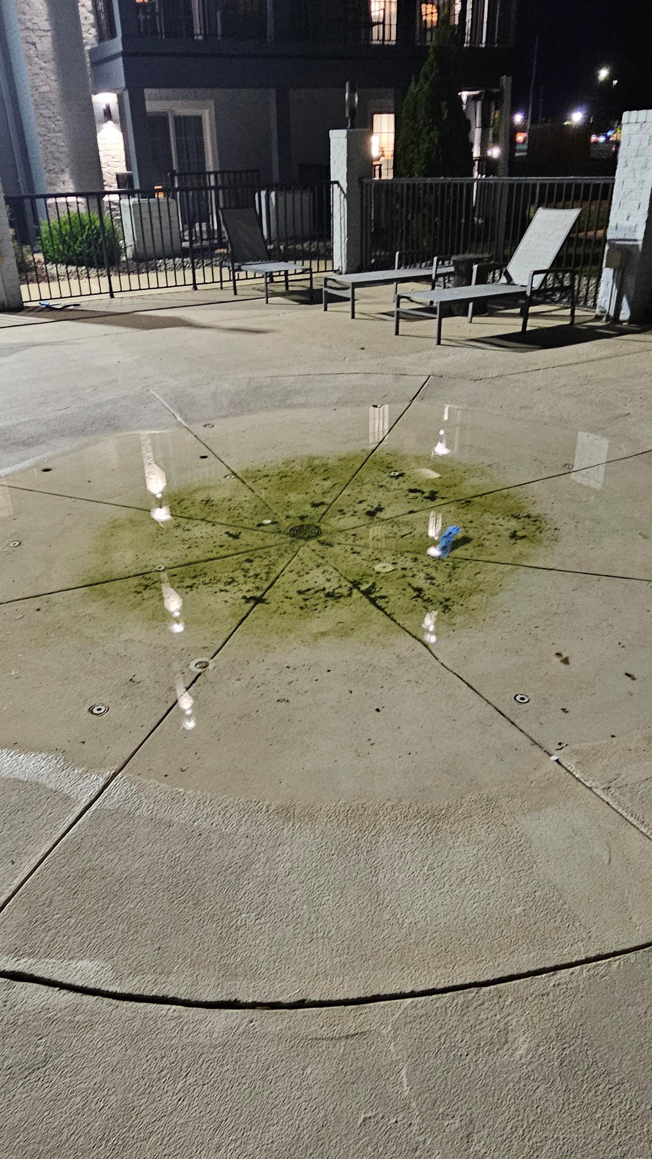 Gross pool area