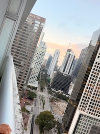 view from the balcony