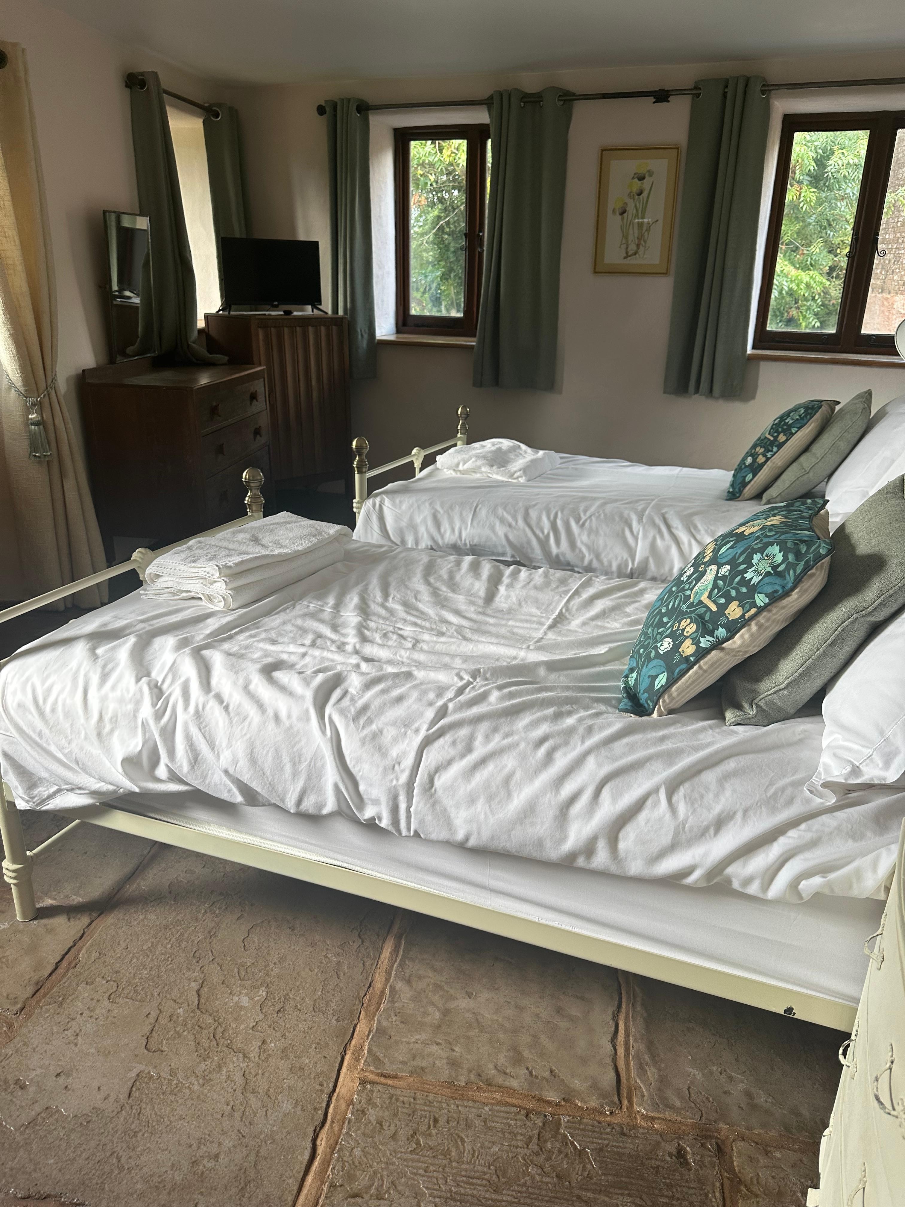 One of the downstairs rooms 