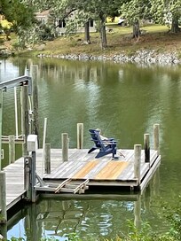 Fishing from the dock