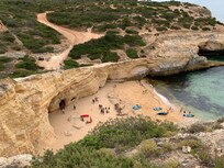 Carvalho beach - 5 mins walk away