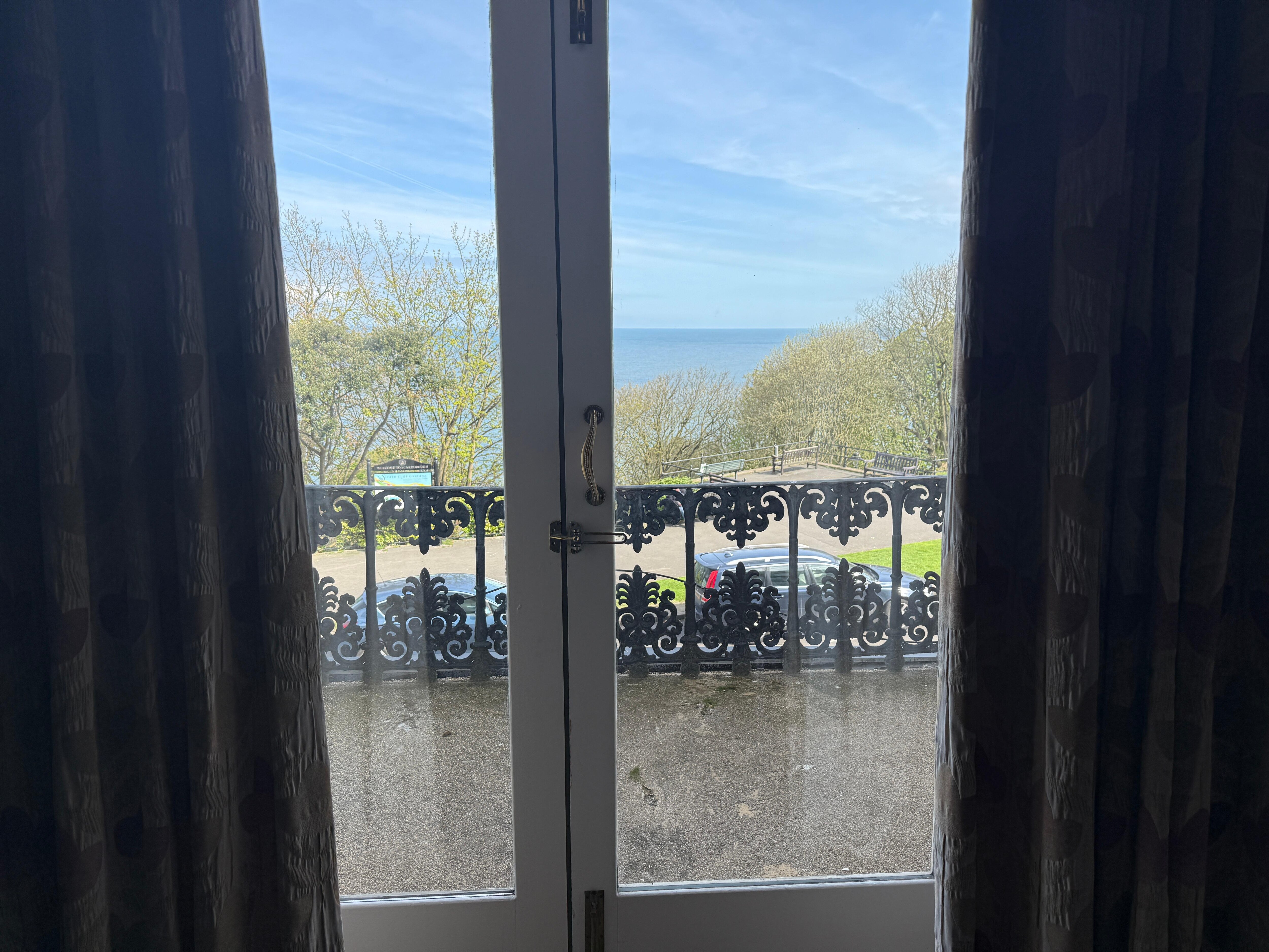 Through the window 
