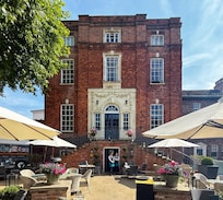 Front of the building