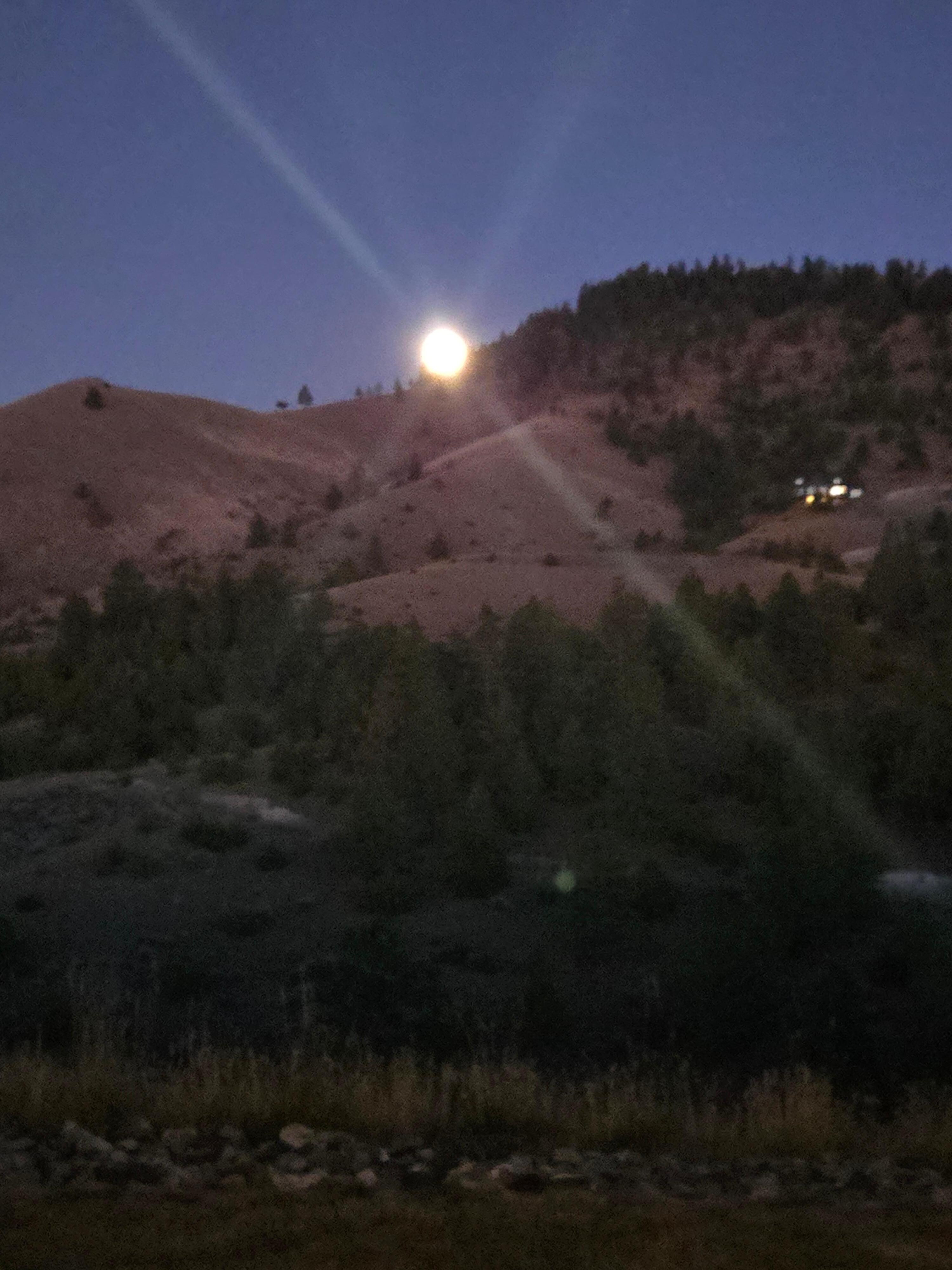 Full moon from the deck.