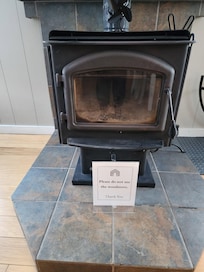 In the description woodstove was functional