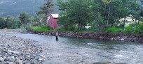 Just downstream