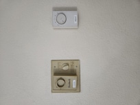 Outdated hvac. AC was very clunky and ran continuously.