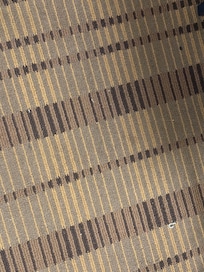 Dirty carpet that needed vacuuming prior to our check in