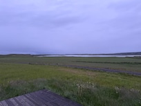 Mitternacht mit toller Aussicht aus dem Schlafzimmer.