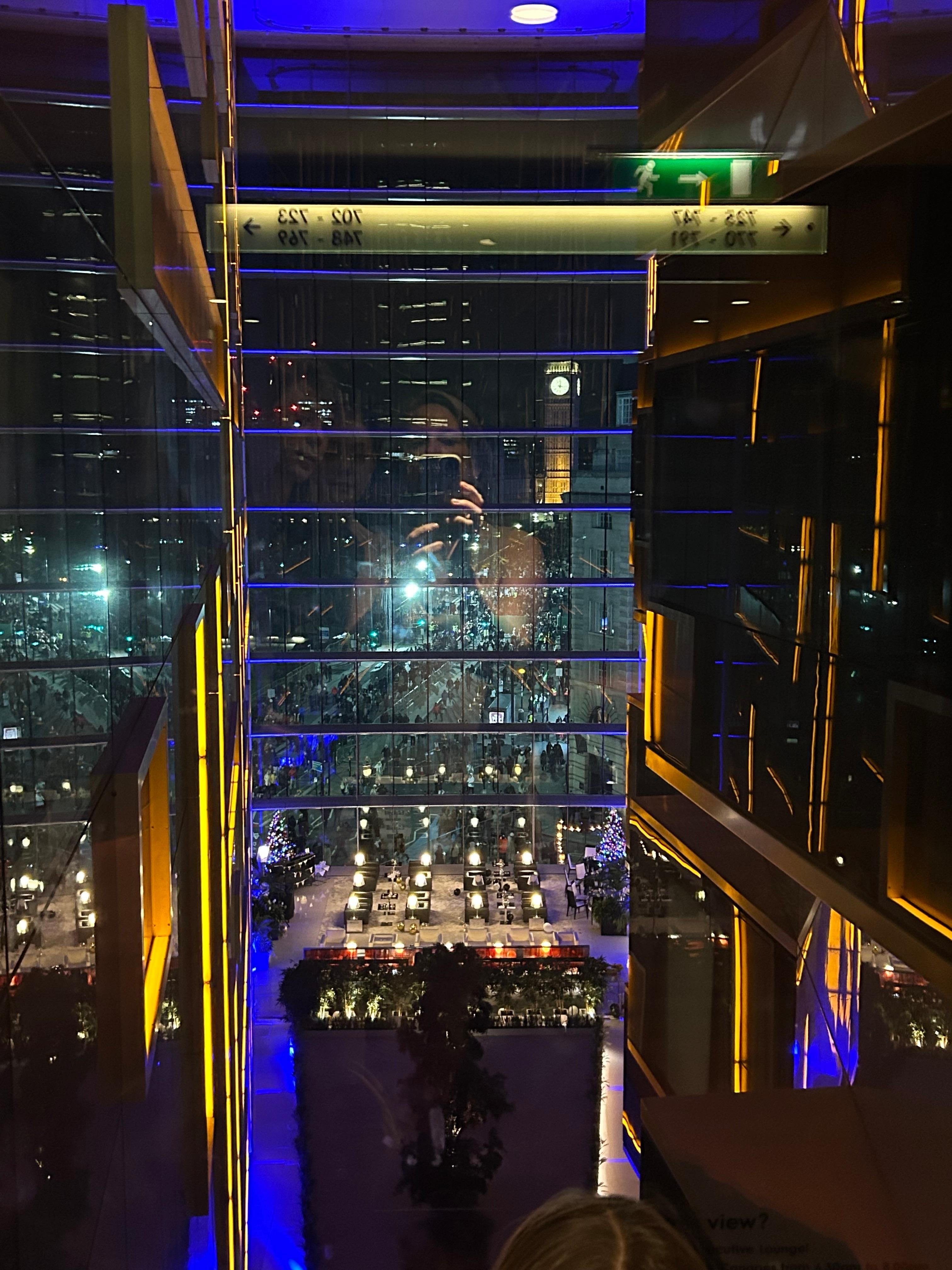 New years at midnight just after the fireworks. We saw them from the comfort of our room and were happy NOT to be outside with the throngs of people! 