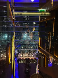 New years at midnight just after the fireworks. We saw them from the comfort of our room and were happy NOT to be outside with the throngs of people!