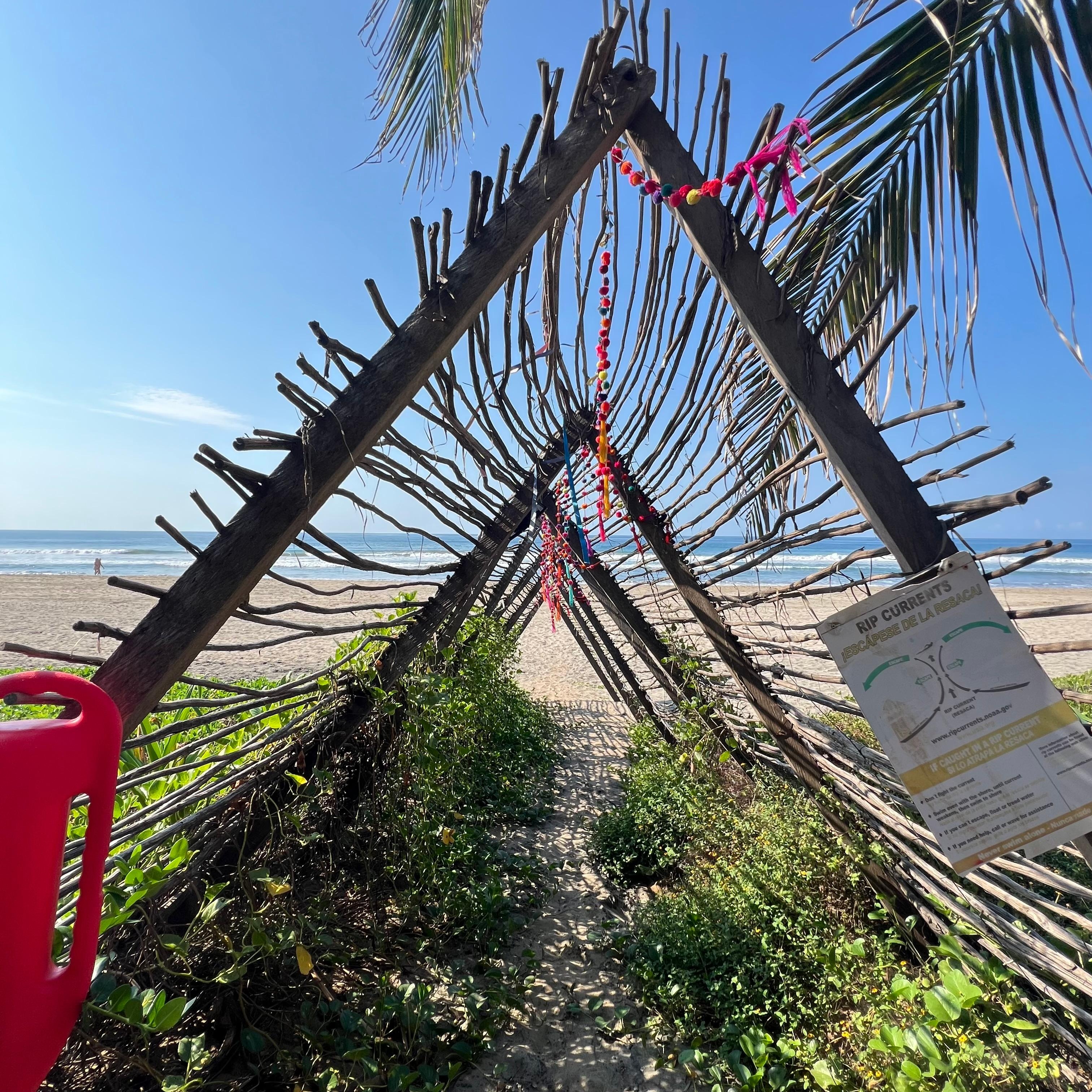 Walkway to the beach