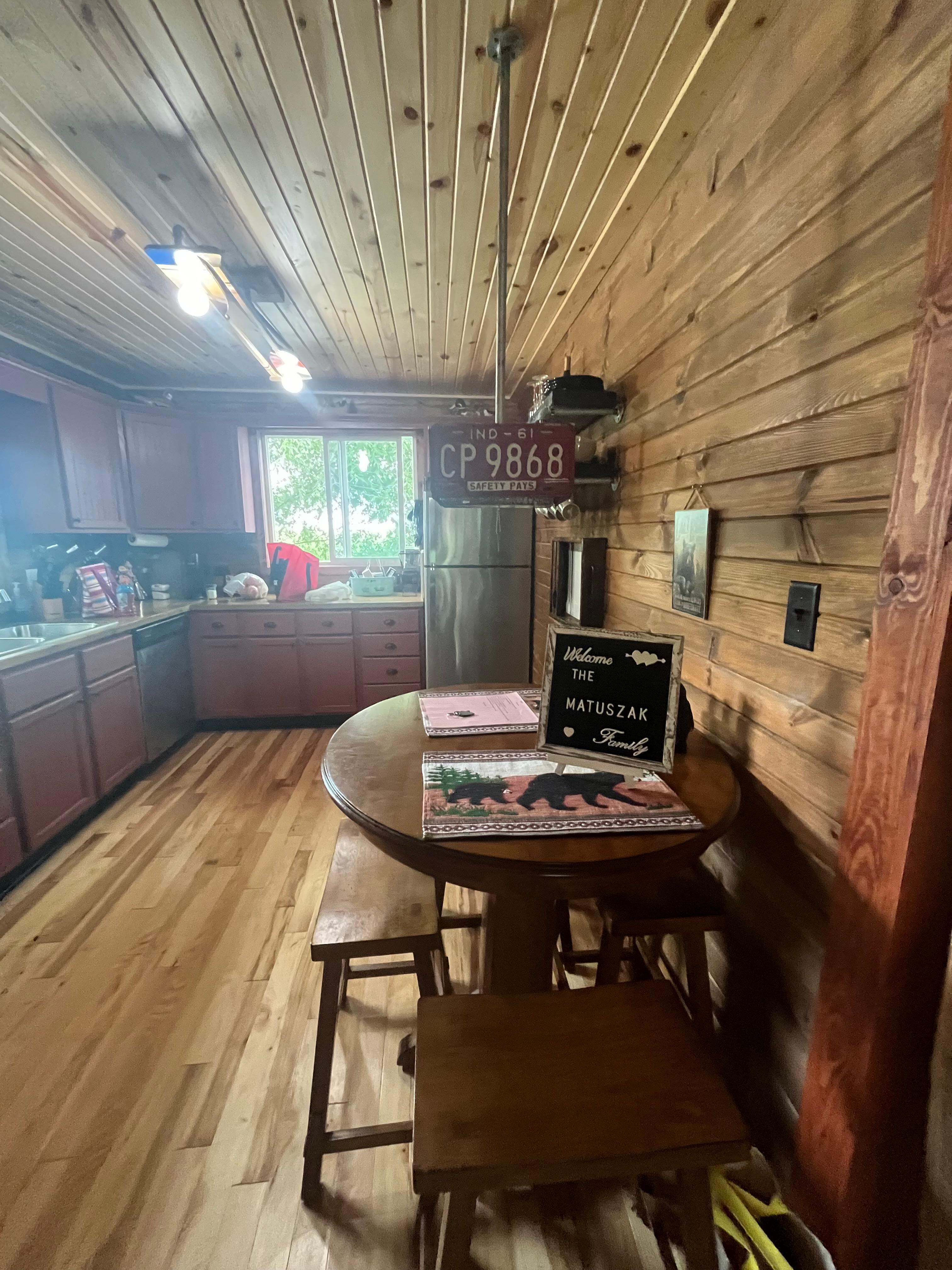 Kitchen- has everything from plates to ketchup!