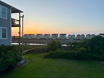 The sunsets are beautiful on the back deck!