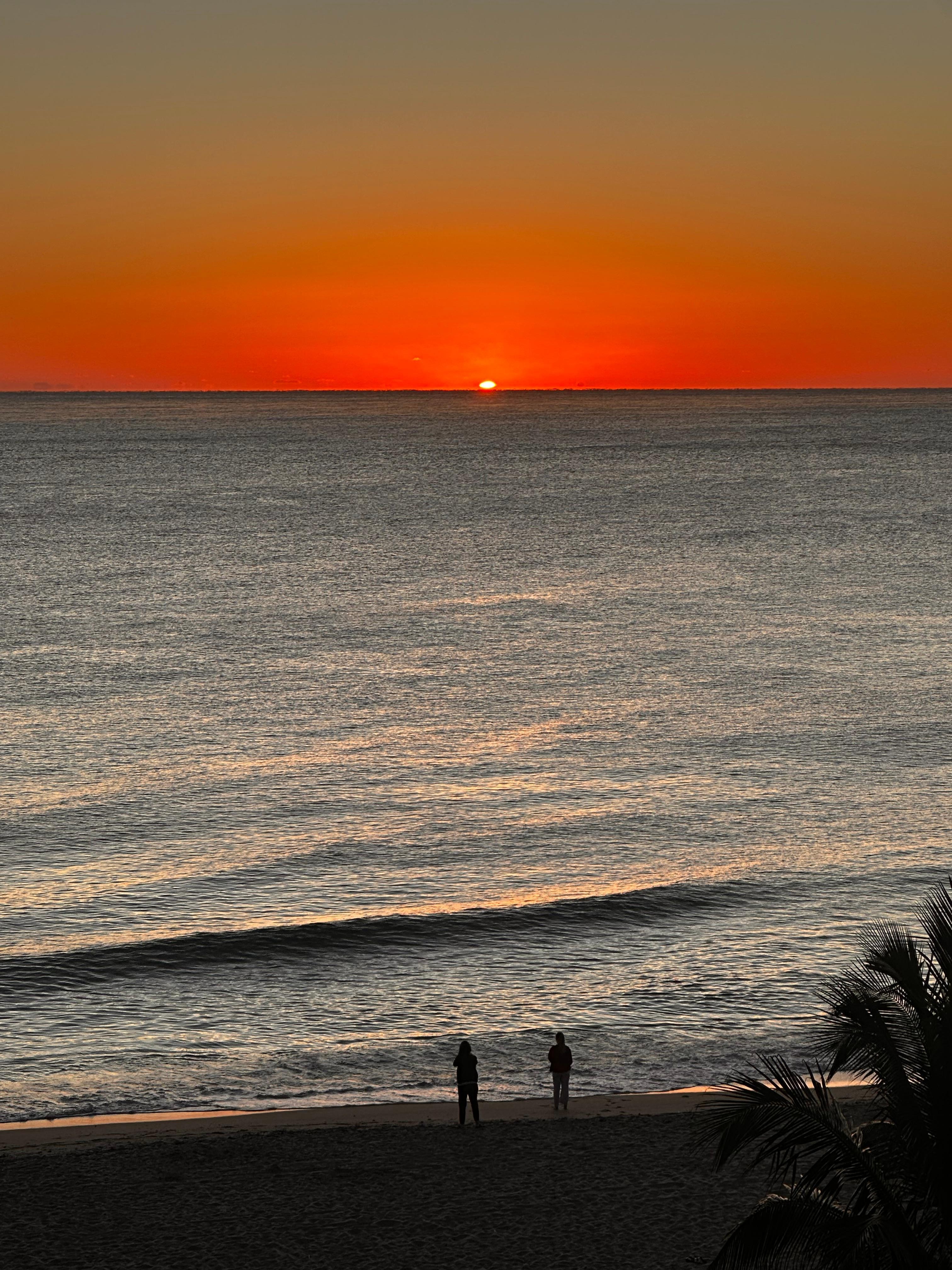 Sunrise from the balcony 