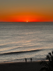 Sunrise from the balcony