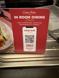 In room dining