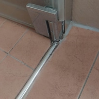 Duschzugang zur Wellnessdusche