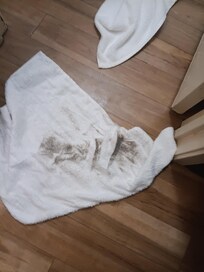 From the floor. Small area for so much dirt. Got to wonder if they ever mop the floors
