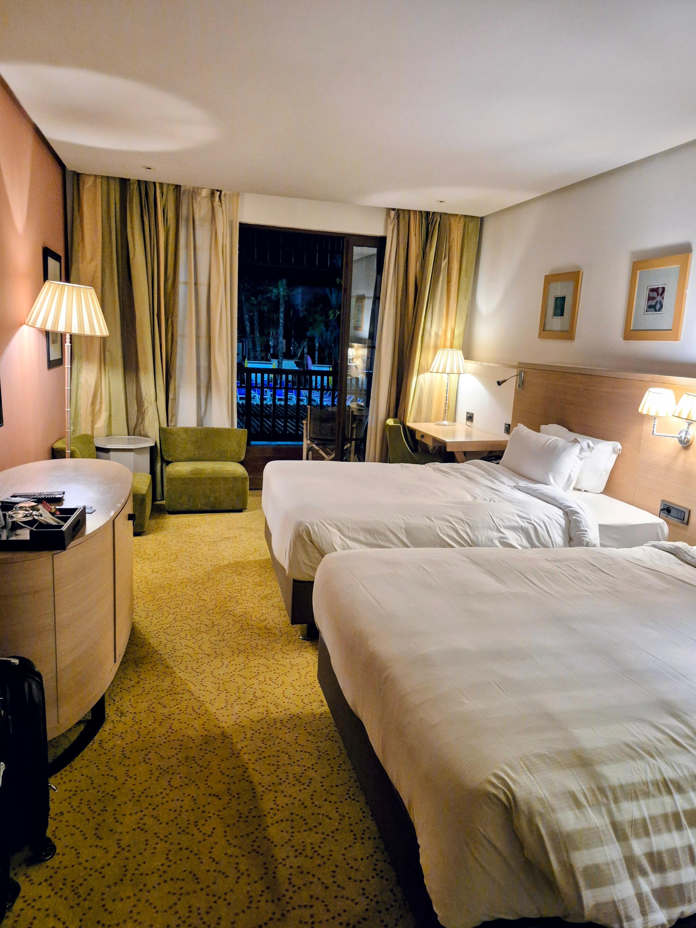 Bedroom with balcony