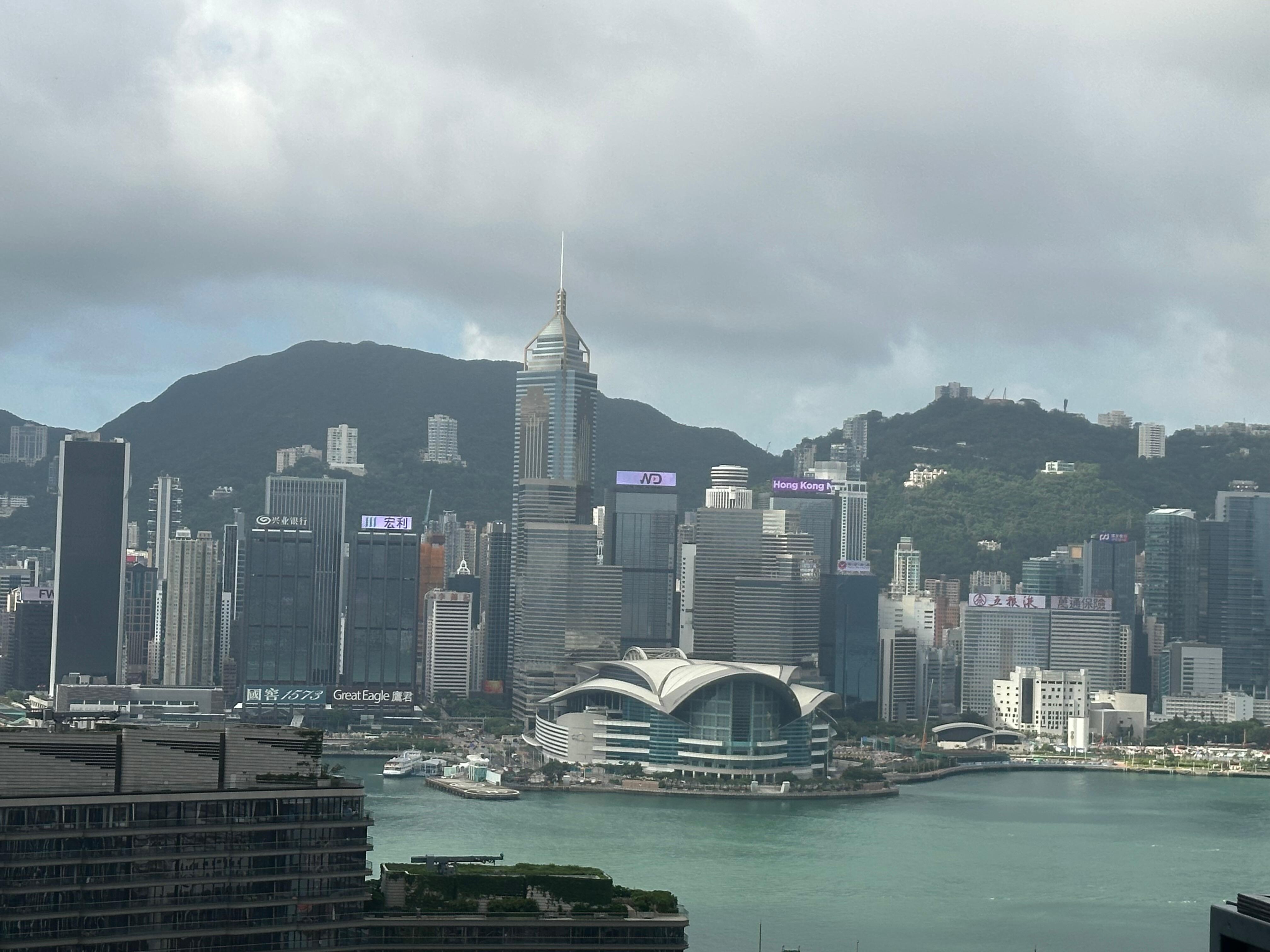 Beautiful scene from roof garden