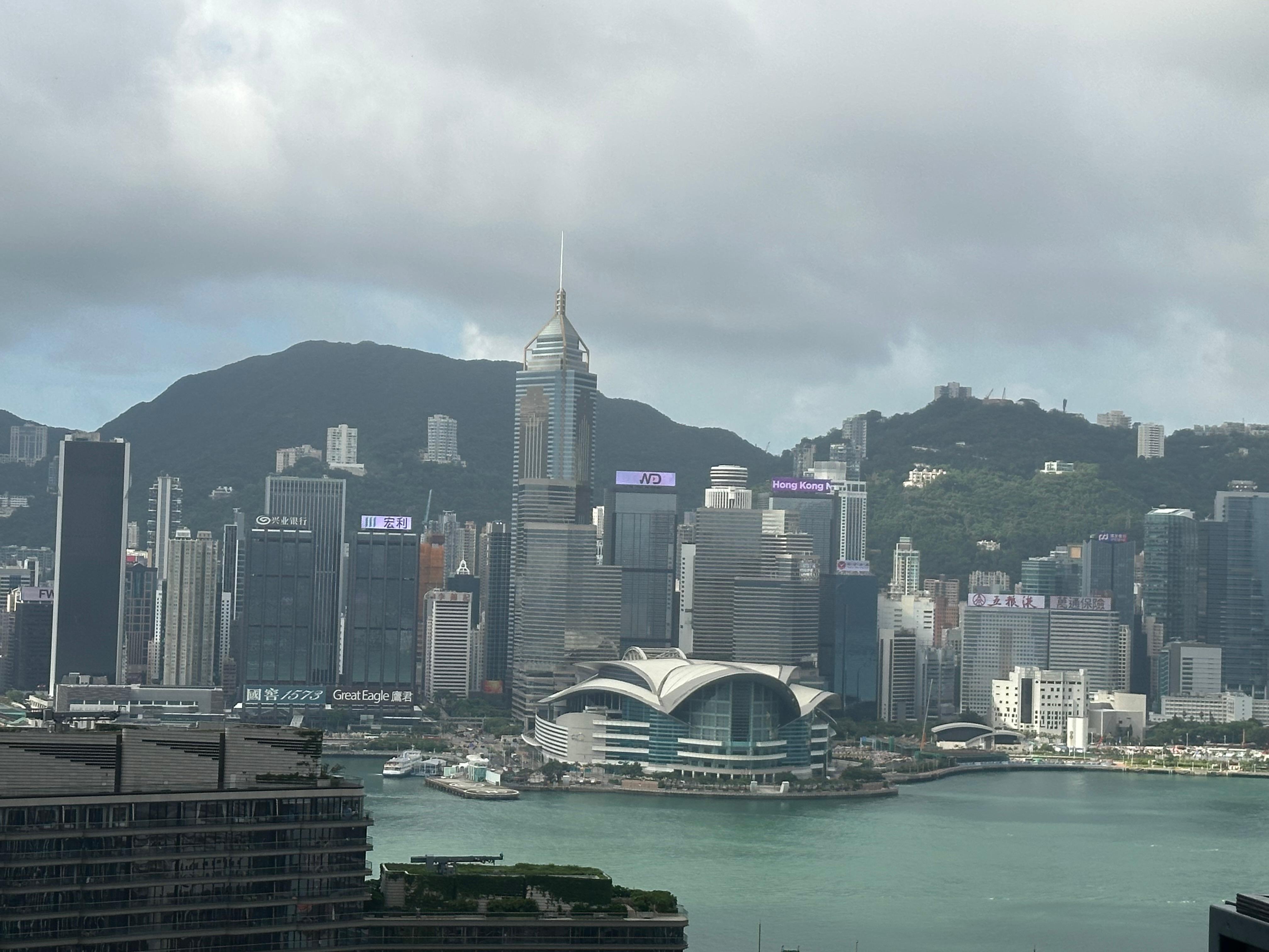 Beautiful scene from roof garden