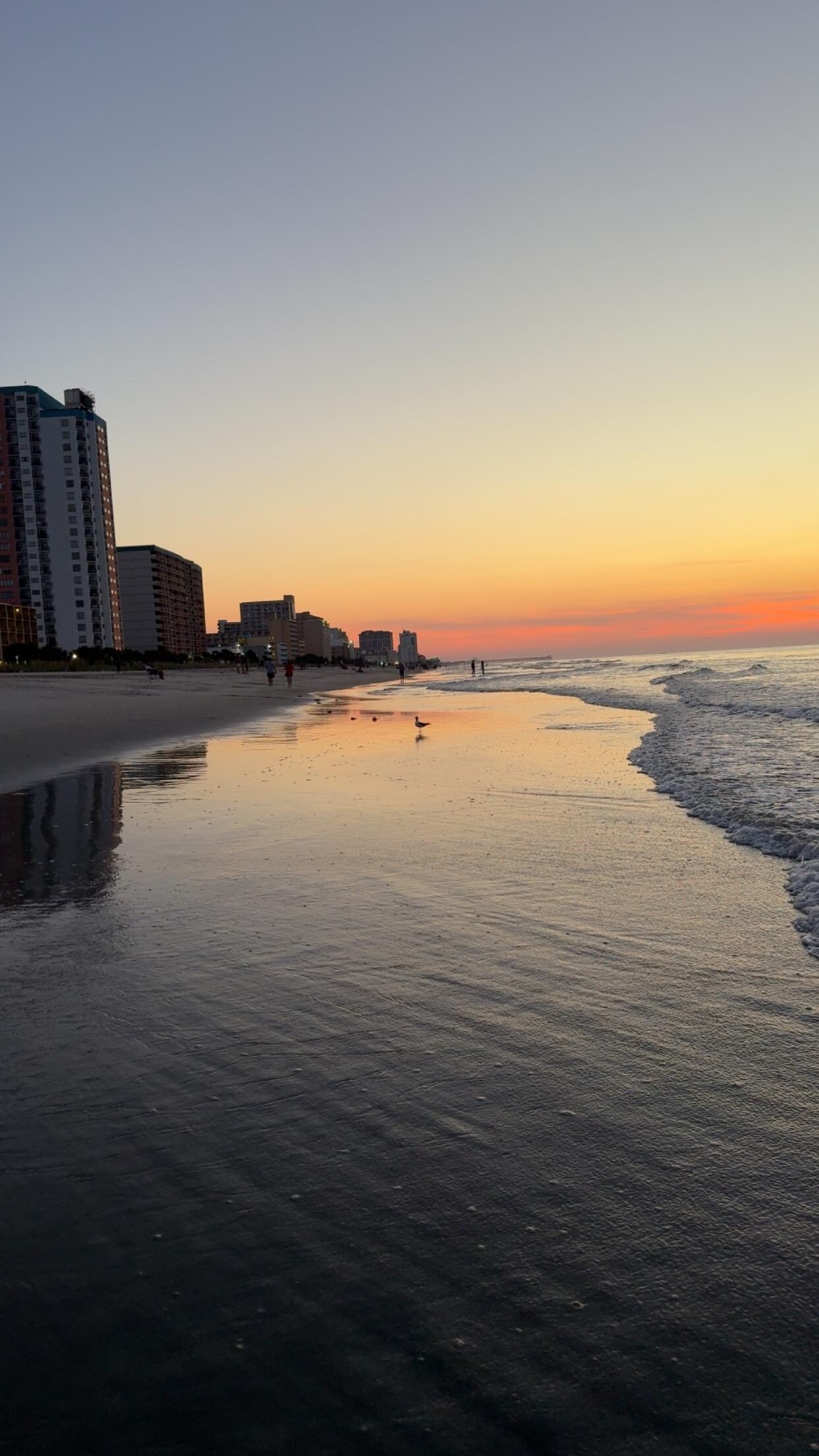 Quick walk to beautiful sunrise 