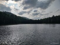 View from house. Beautiful pond. The best thing & no disappointment with view.