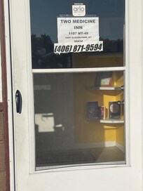 Front door of lobby