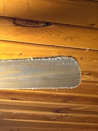The other fan blade