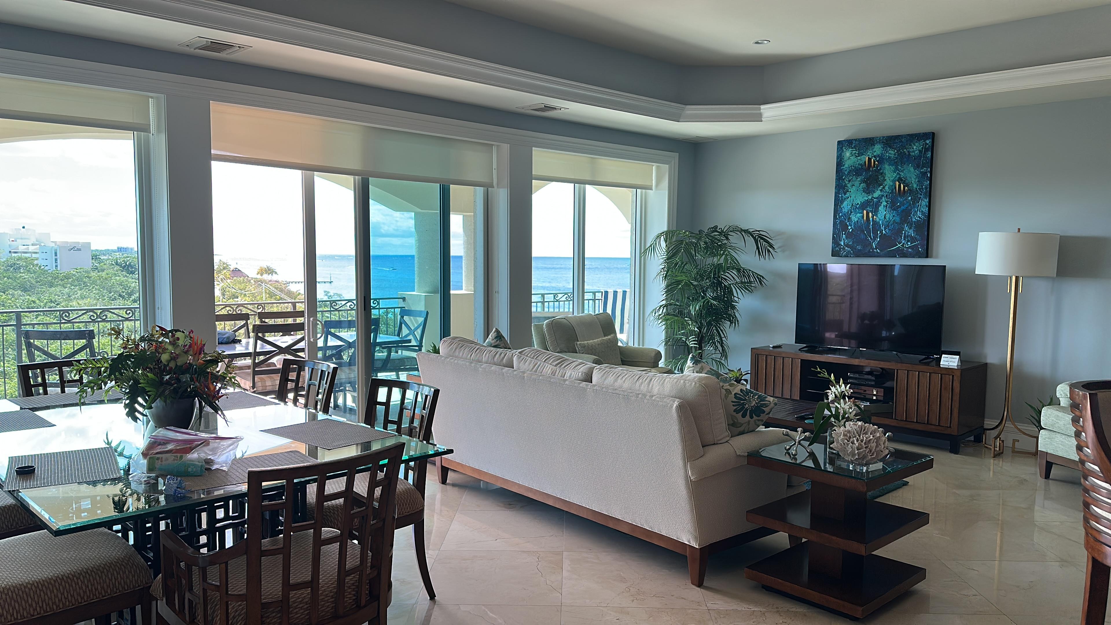 Living area with view