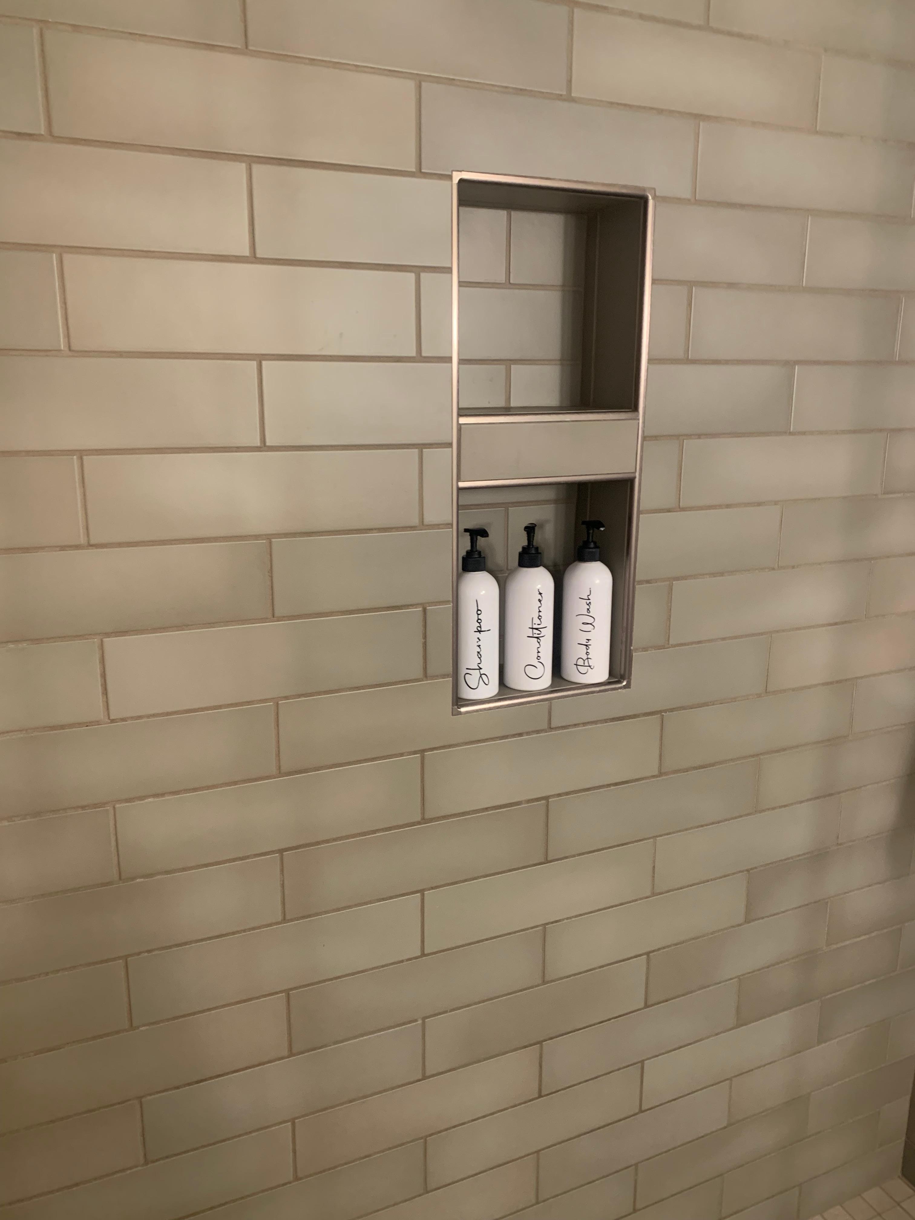 Shower with soaps provided 