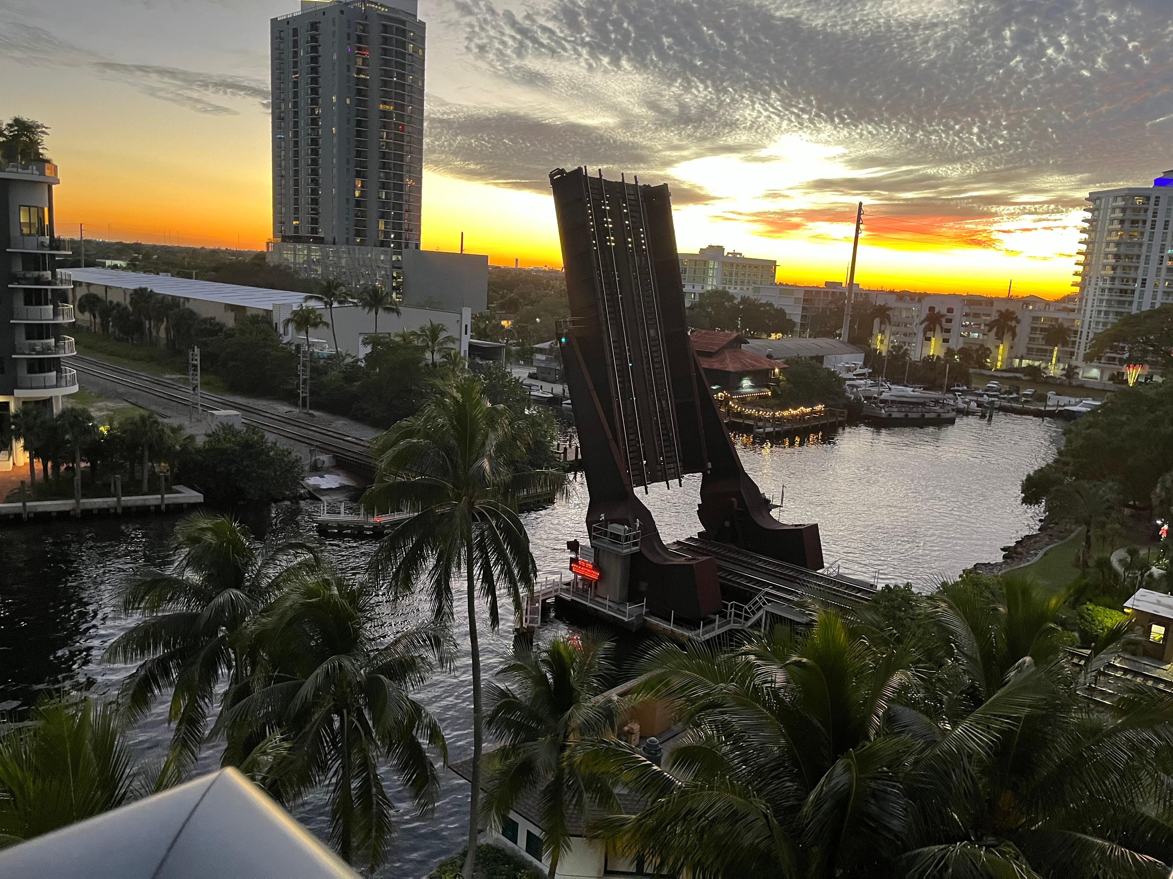 View from our balcony 