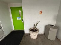 separate secure door leading to interior hallway and rooms